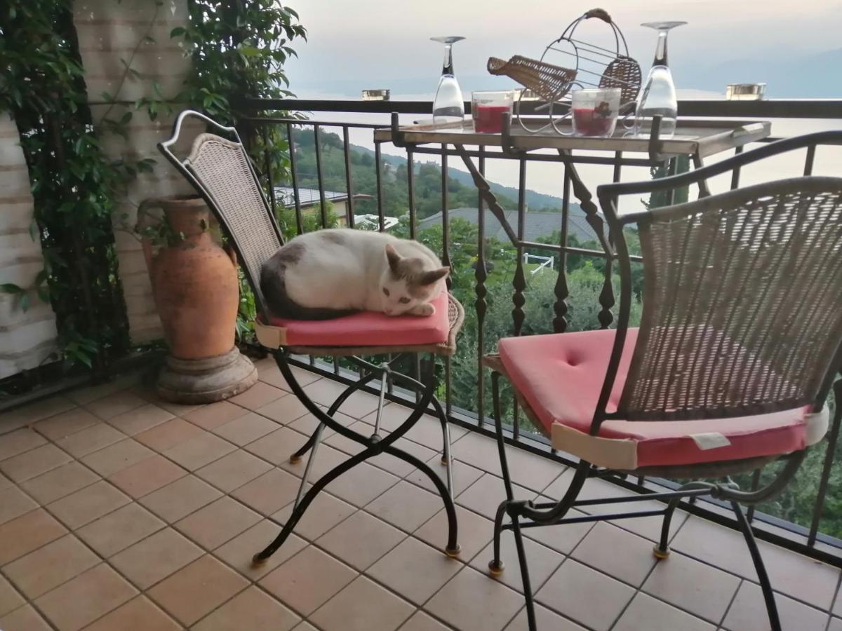 B&B Da Paolo Con Vista Lago Di Garda San Zeno di Montagna Eksteriør billede