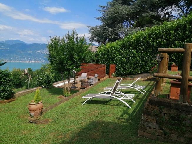 B&B Da Paolo Con Vista Lago Di Garda San Zeno di Montagna Eksteriør billede